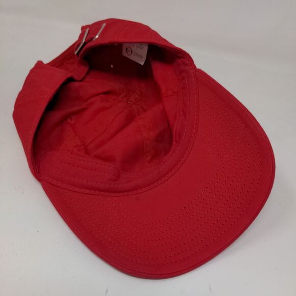 Unbranded Men's Slideback Hat Red Size Adult Blank Adjustable - Picture 6 of 8